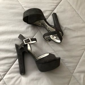 Trash Black Heels